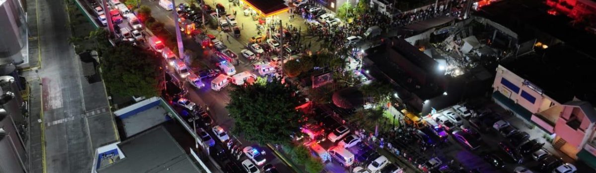 911 coordina amplia respuesta y atención en desplome de techo en discoteca Jet Set