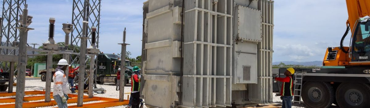 Edesur instala en Jimaní transformador de potencia para mejorar calidad y estabilidad del servicio eléctrico