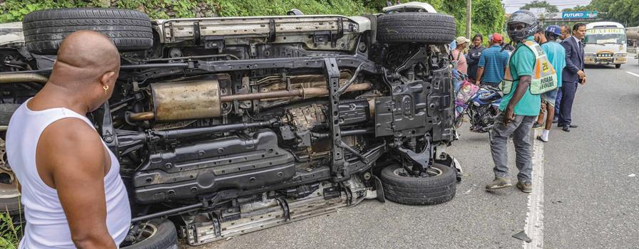 Muertes y heridos por accidentes de tránsito se redujeron